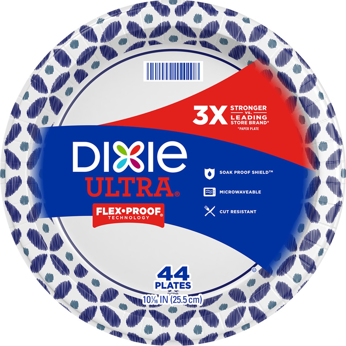 slide 3 of 5, Dixie Ultra 10-1/16 Inch Plates 44 ea, 44 ct