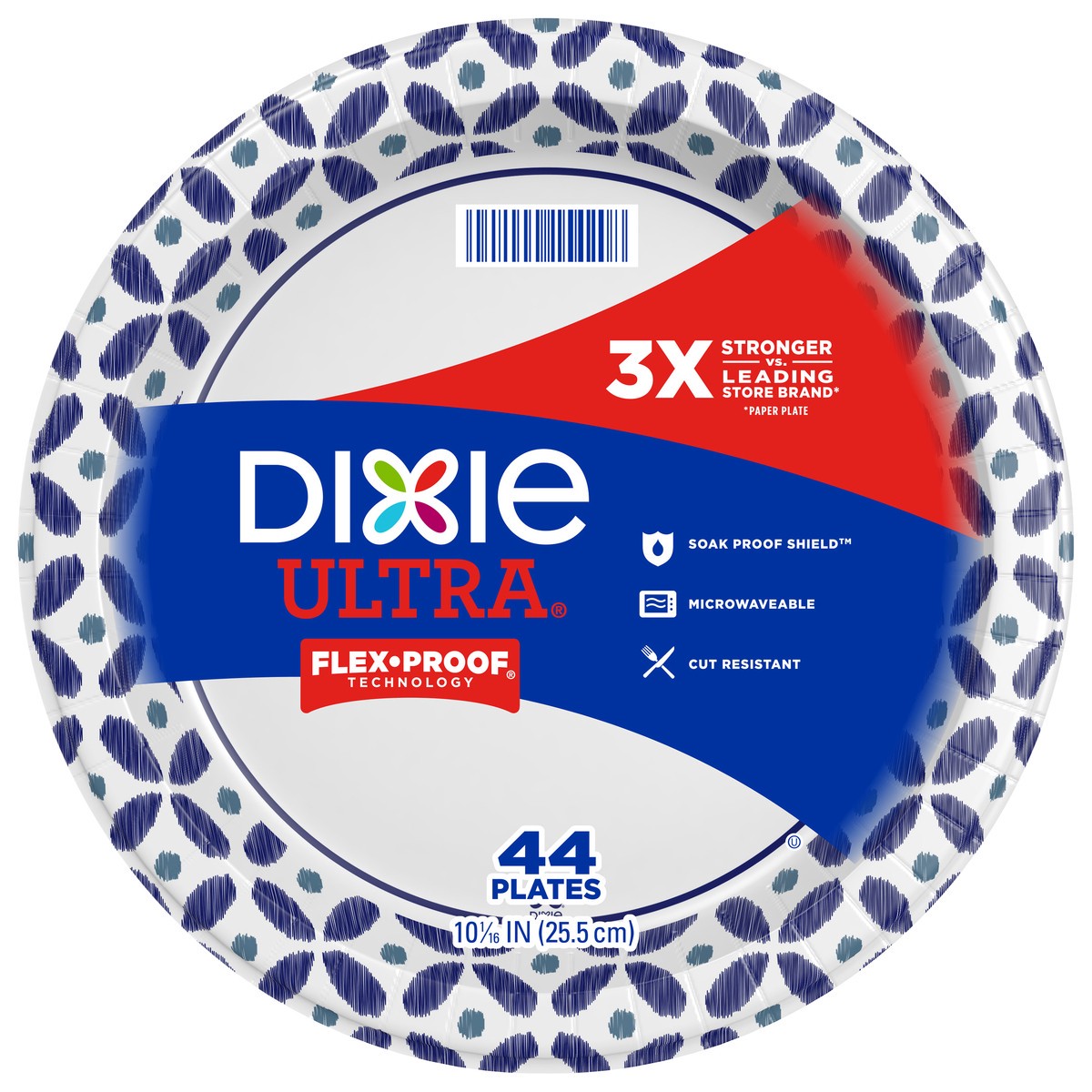 slide 1 of 5, Dixie Ultra 10-1/16 Inch Plates 44 ea, 44 ct
