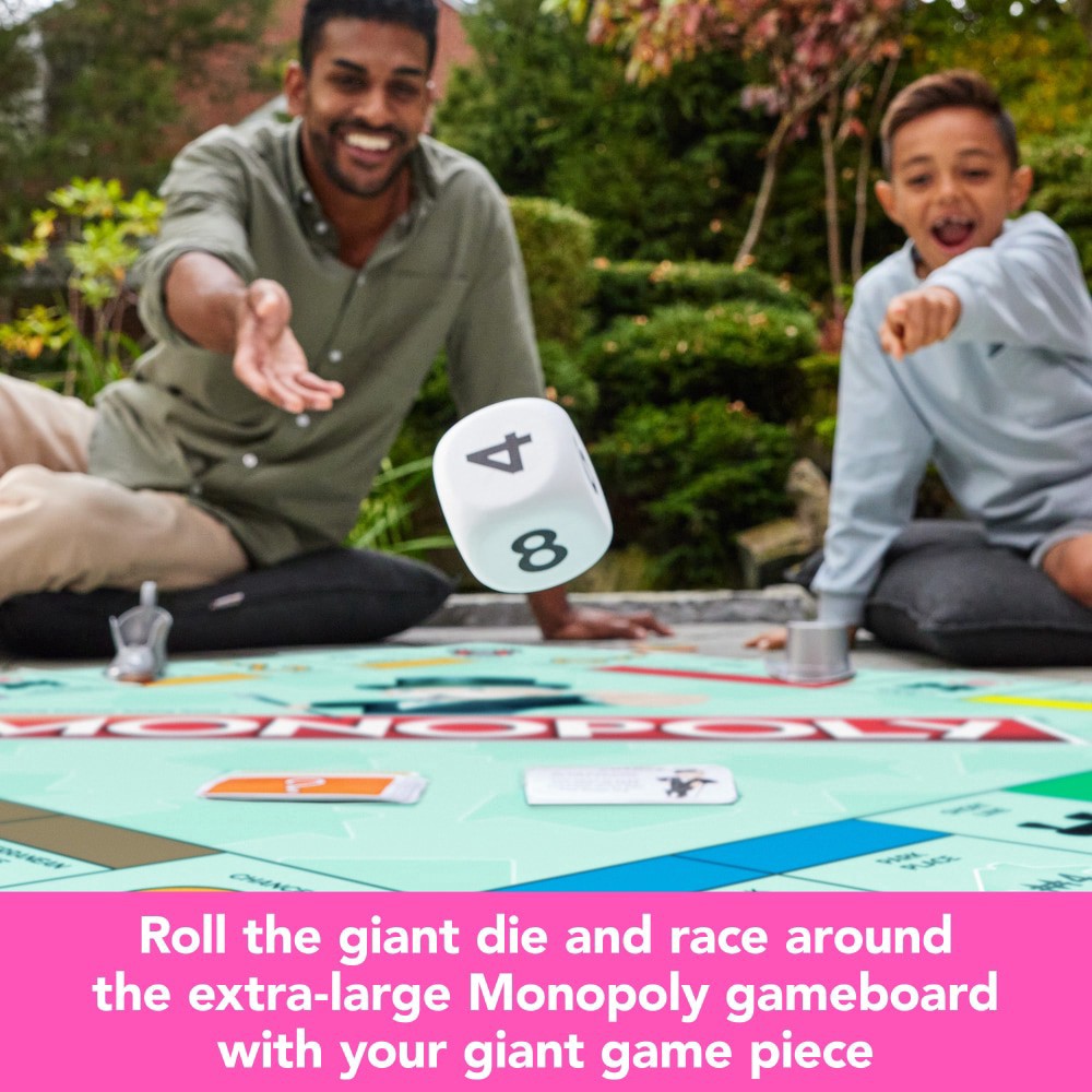slide 2 of 6, Monopoly Giant Edition Board Game, 1 ct