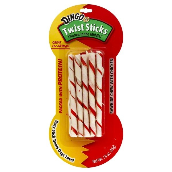 slide 1 of 1, Dingo Rawhide Chew 1.9 oz, 1.9 oz