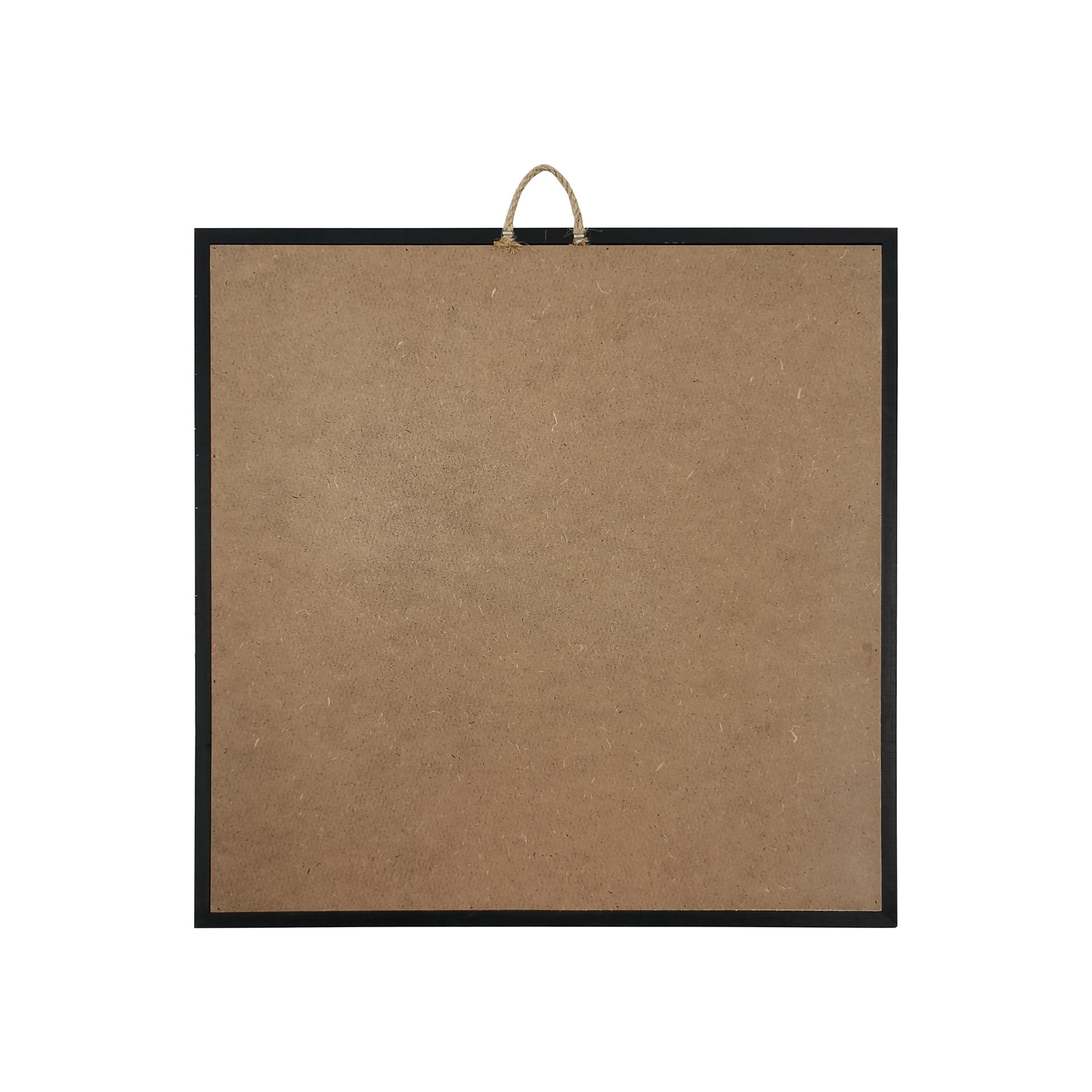 slide 2 of 4, 12" X 12" White Plaque With Black Wood Frame By Make Market, 12 in x 12 in