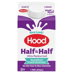 Hood Half & Half, 16 oz
