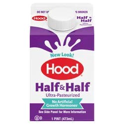 Hood Half & Half, 16 oz