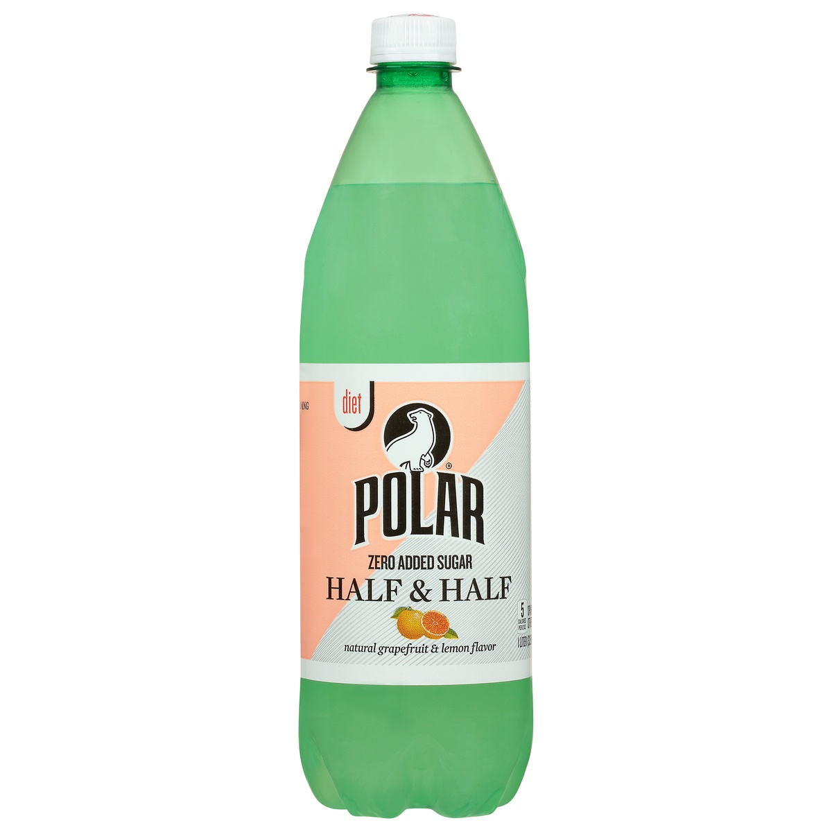 slide 1 of 1, Polar Diet Half Half Flavored Soda - 33.8 fl oz, 33.8 fl oz