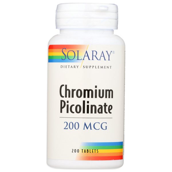 slide 1 of 1, Solaray Chromium Picolinate, 200 ct