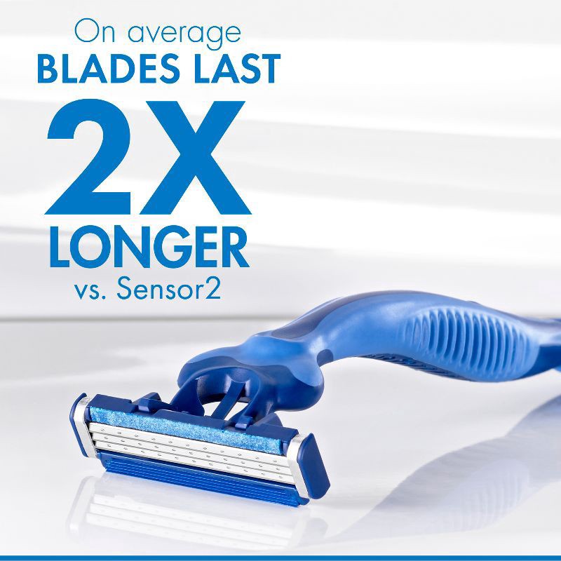 slide 7 of 9, Gillette Sensor3 Comfort Men's Disposable Razors, 12 Razors, 12 ct