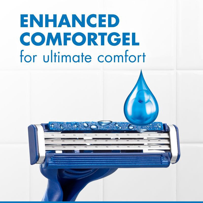 slide 3 of 9, Gillette Sensor3 Comfort Men's Disposable Razors, 12 Razors, 12 ct