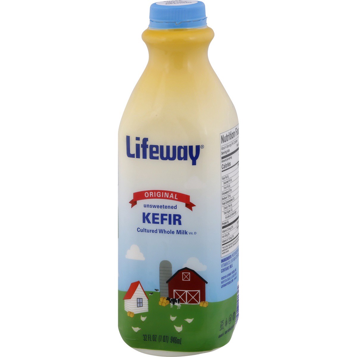 slide 6 of 9, Lifeway Plain Kefir, 32 oz