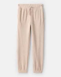 Oshkosh Girls Waffle Knit Joggers - Tan Tan 10