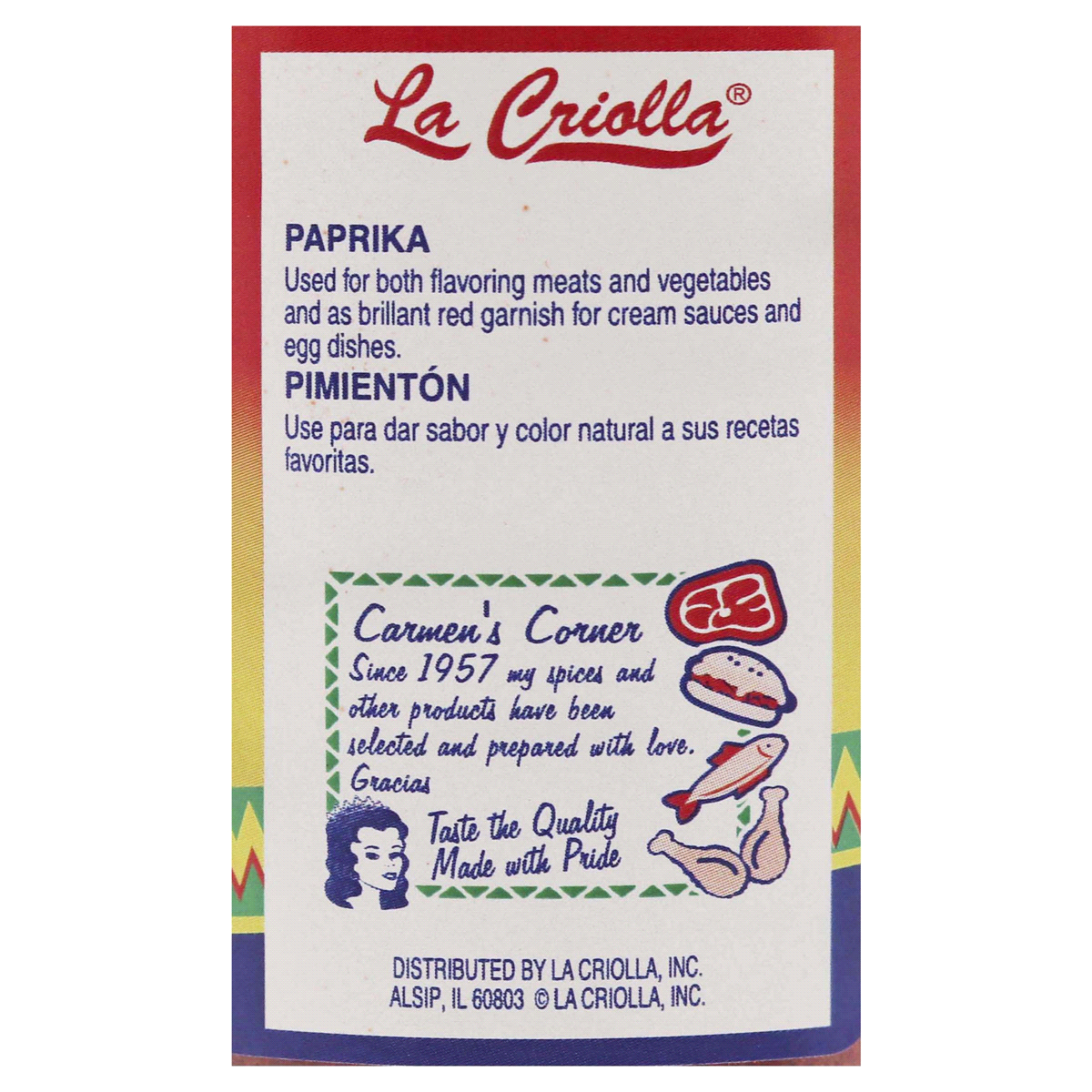slide 9 of 9, La Criolla Spanish Paprika, 2.75 oz