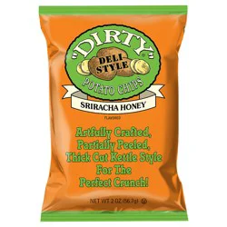 Dirty 2 oz "Dirty" Sriracha & Honey Potato Chips