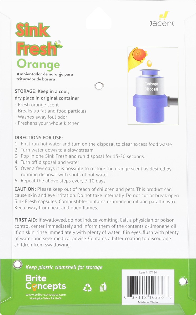 slide 7 of 9, Jacent Fresh Orange Scent Cleaner and Deodorizer 0.95 oz, 0.95 oz