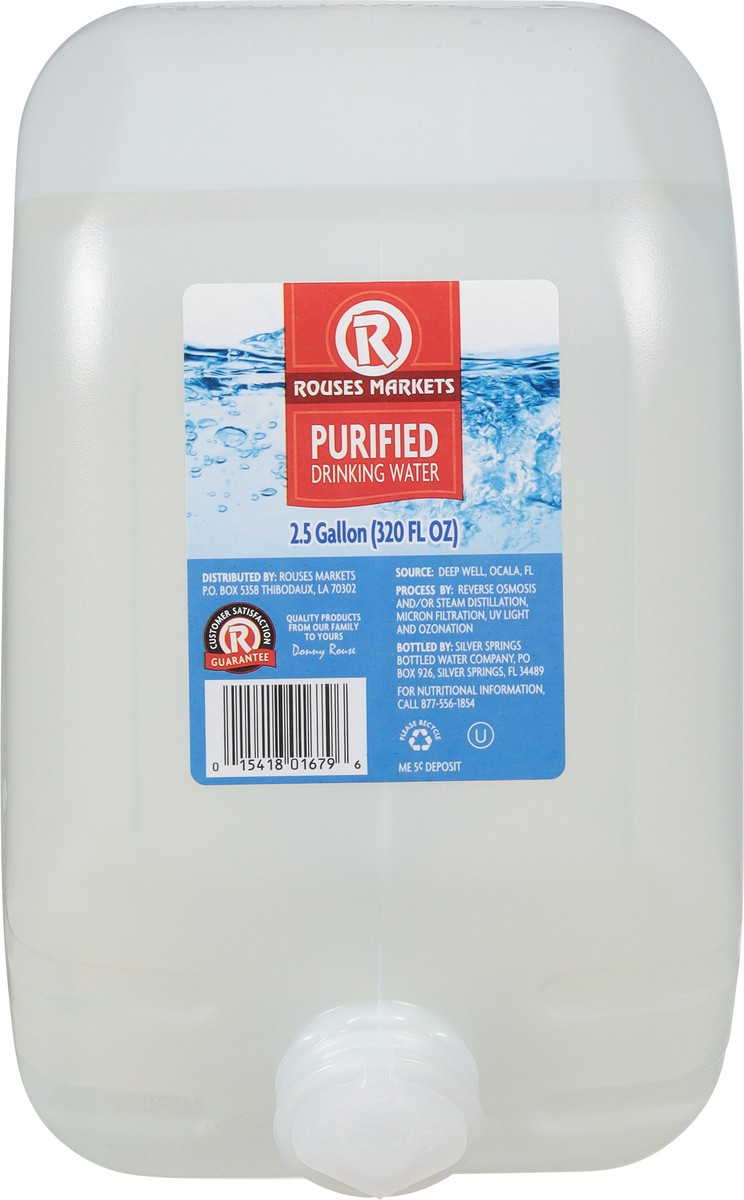 slide 9 of 10, Rouses Markets Purified Drinking Water- 2.5 gal, 2.5 gal