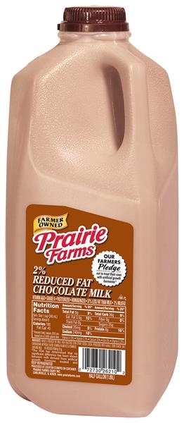 slide 1 of 1, Prairie Farms 2% Reduced Fat Chocolate Milk, 1/2 gal