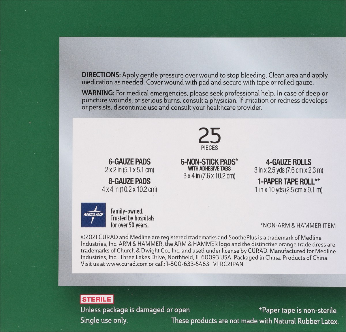 slide 3 of 9, Curad SoothePlus Clinical Care Wound Care Kit 25 Items, 25 ct