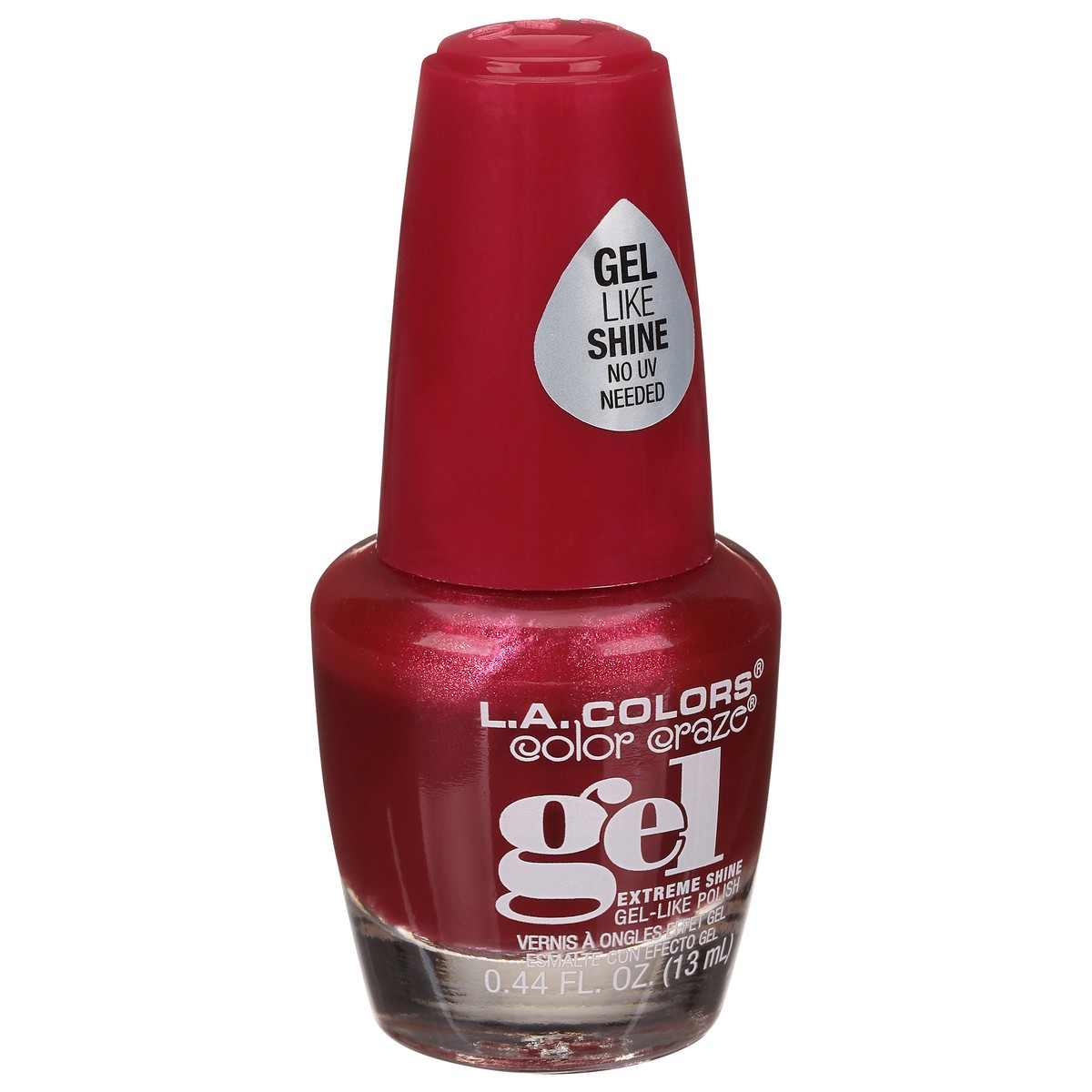 slide 10 of 10, L.A. Colors Gel Nail Polish, Red Carpet Ready, 0.44 fl oz