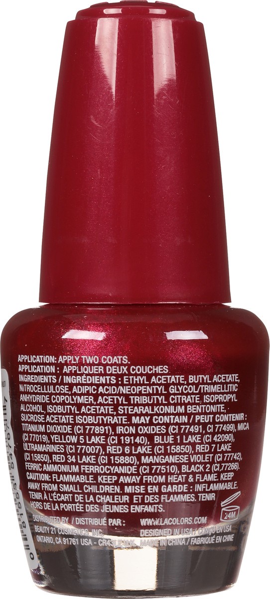 slide 5 of 10, L.A. Colors Gel Nail Polish, Red Carpet Ready, 0.44 fl oz
