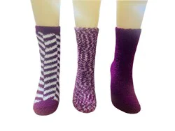 Legale Cozy Chevron Patern Crew Socks