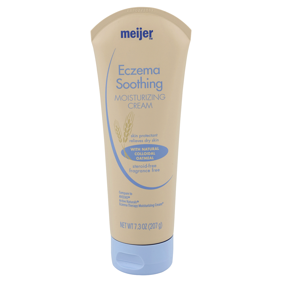 slide 1 of 2, Meijer Eczema Soothing Moisturizing Cream, 7.3 oz