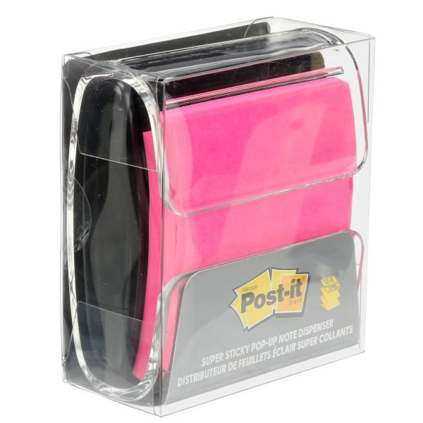 slide 2 of 6, POST IT Notes Pop-Up Dispenser+2X45 3"X3" Sheets/90 Total, 1 ct