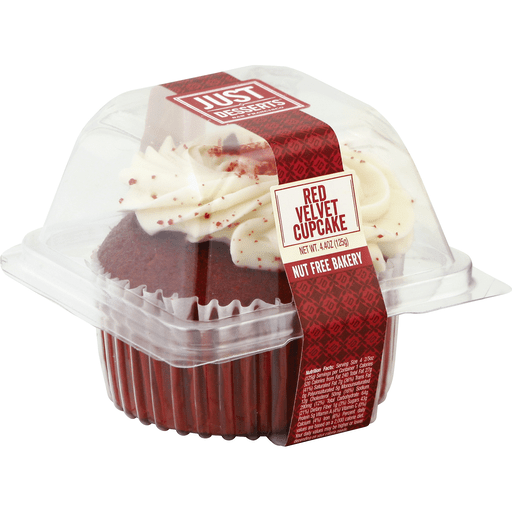 slide 3 of 3, Just Desserts Cupcake, Red Velvet, 4.6 oz