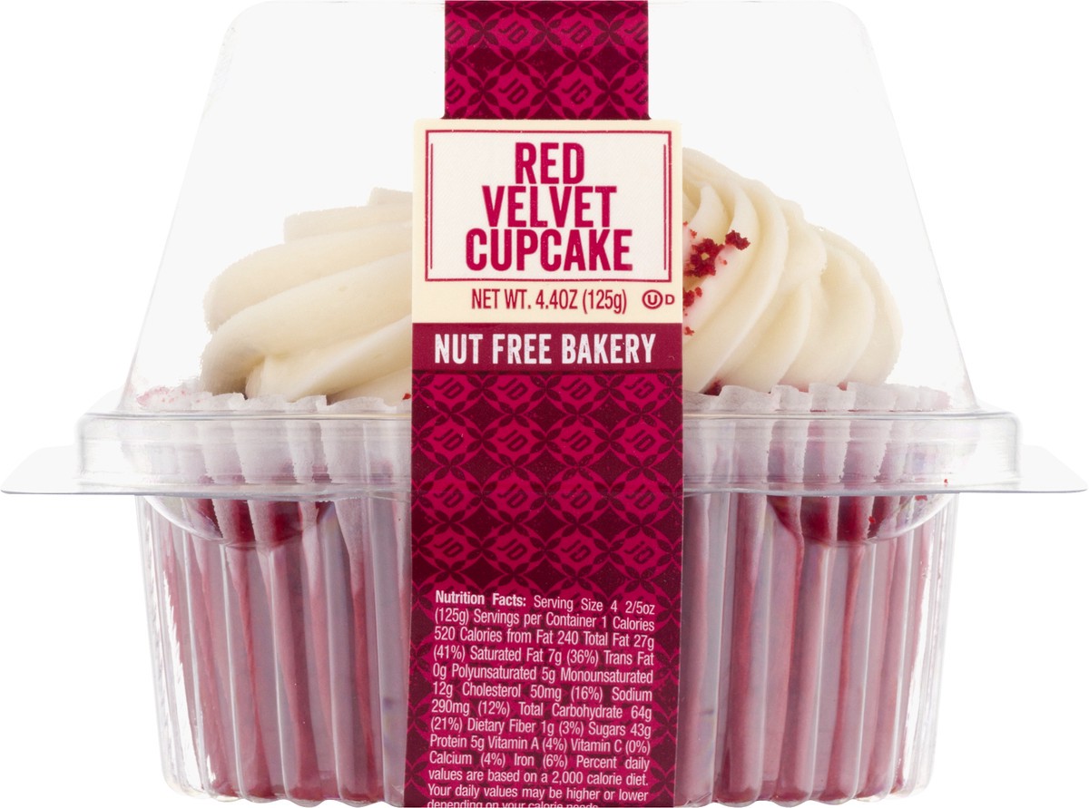 slide 1 of 11, Just Dessert Cupcake Red Velvet, 4.4 oz