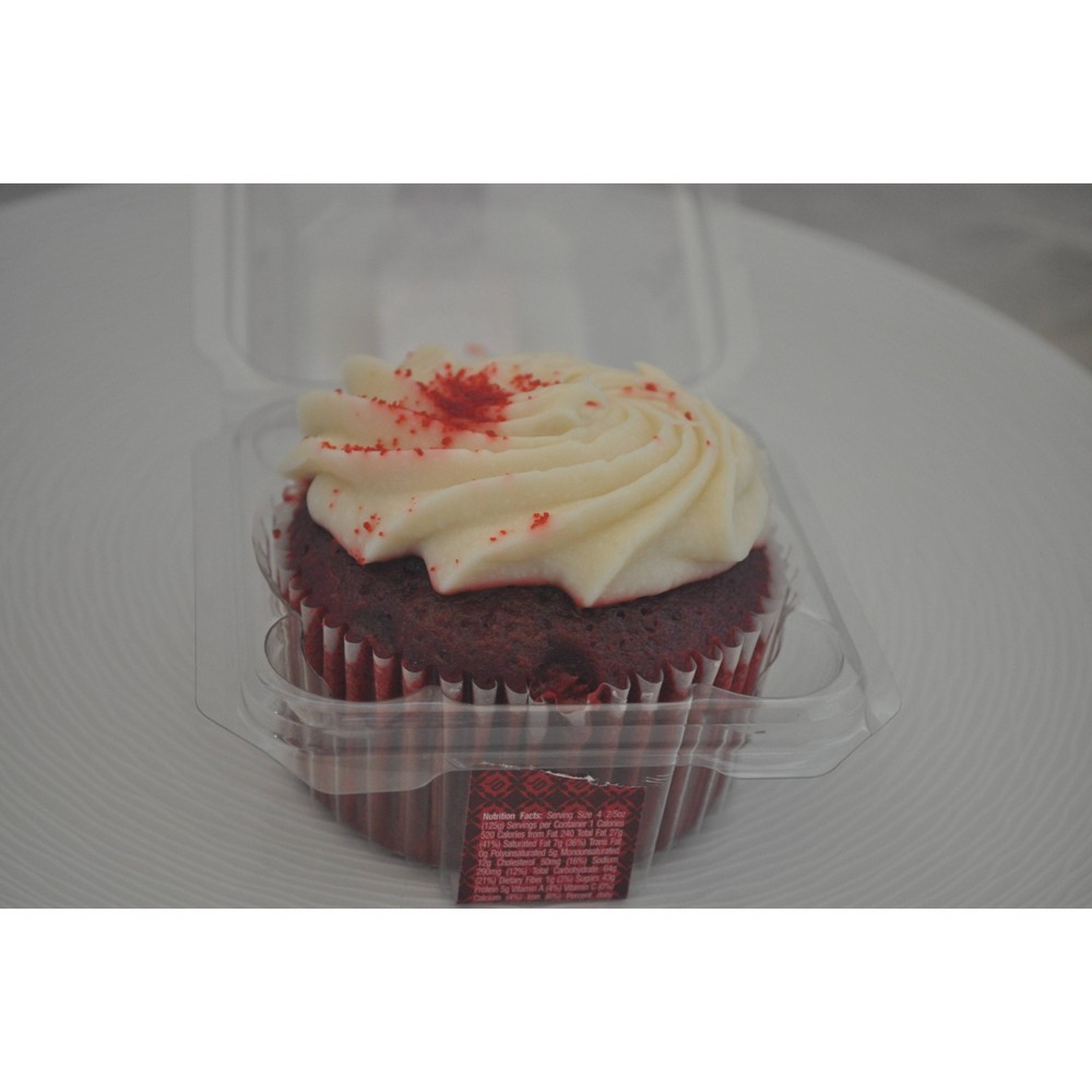 slide 5 of 11, Just Dessert Cupcake Red Velvet, 4.4 oz