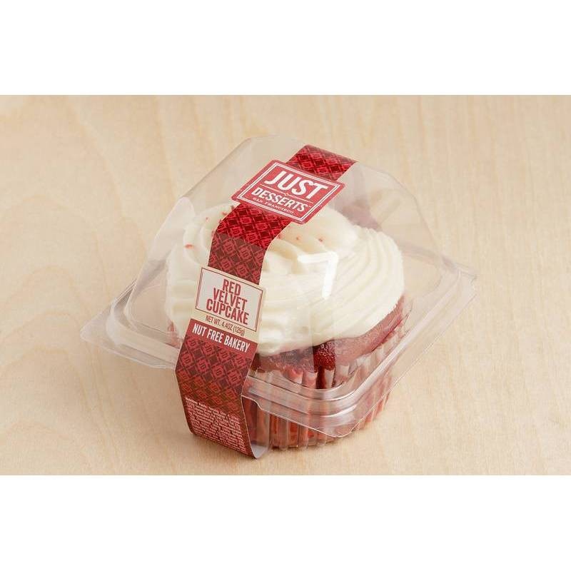 slide 1 of 3, Just Desserts Cupcake, Red Velvet, 4.6 oz