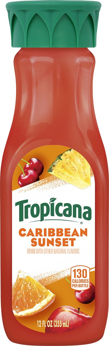 slide 4 of 7, Tropicana Caribbean Sunset Juice 12 oz, 12 oz