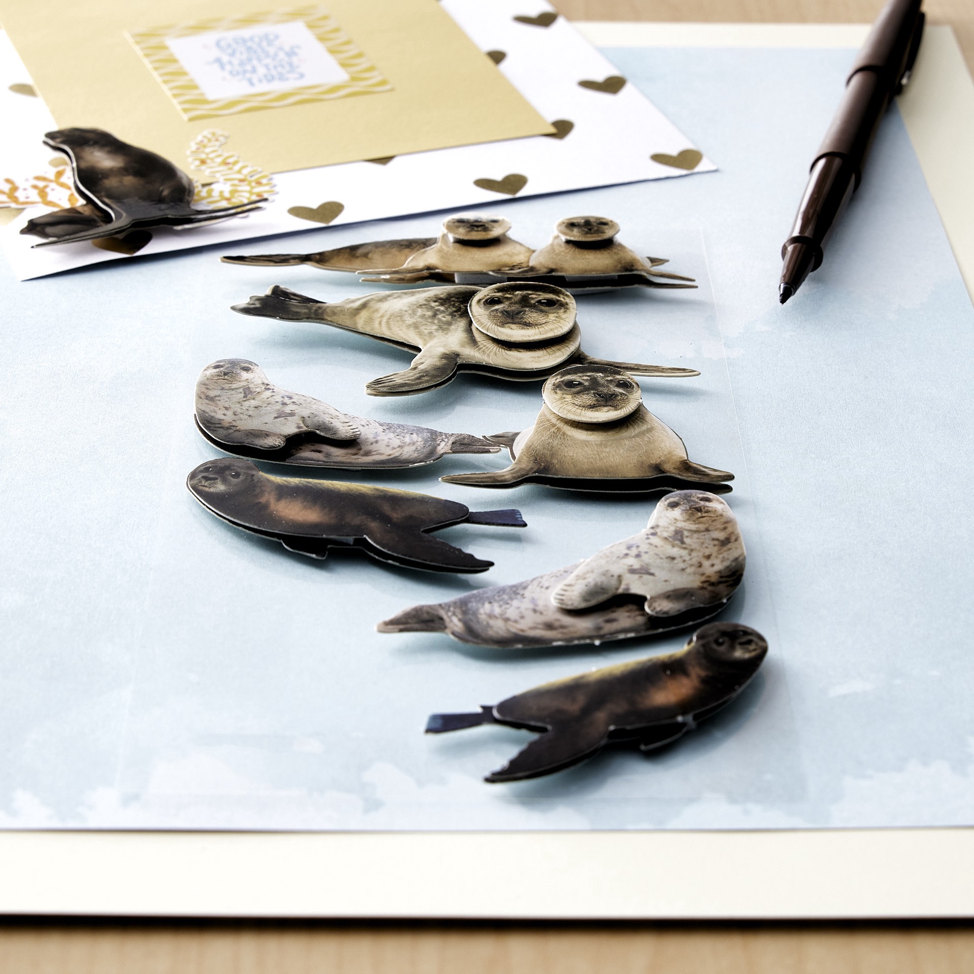 slide 4 of 5, Seal Stickers By Recollections, 3.875 in x 7 in