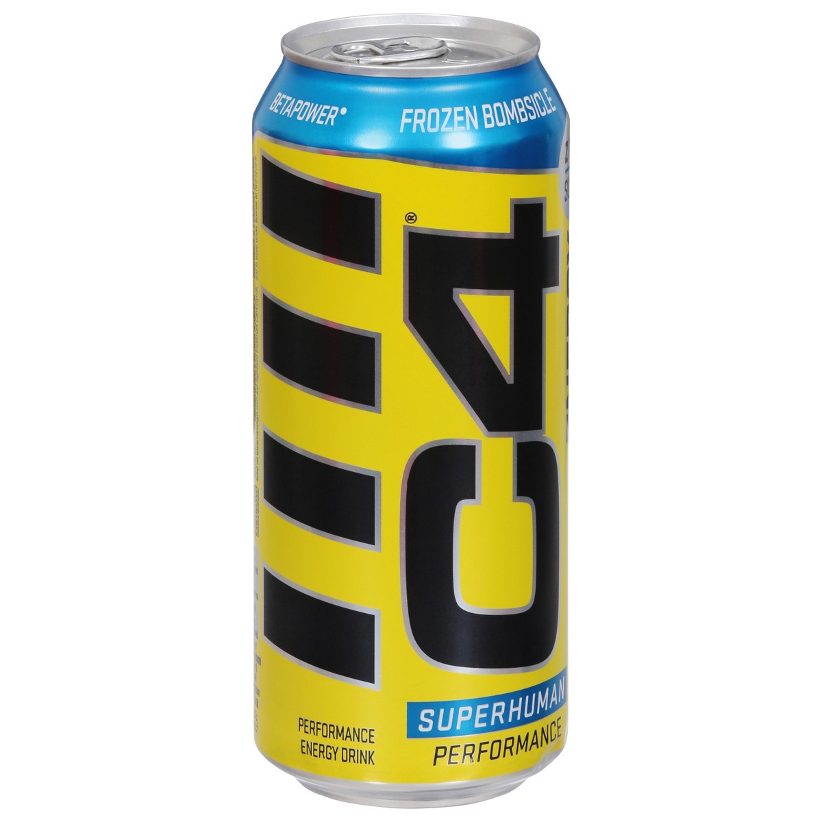 slide 7 of 9, C4 Energy, C4 Energy - Yellow Can, Carbonated, Frozen Bombsicle, 16 oz