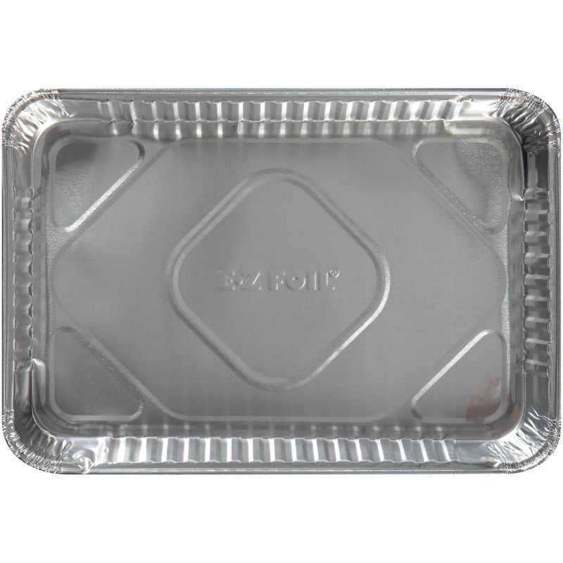 slide 1 of 1, Hefty E-Z Foil Rectangular Cake Pans With Lids, 2 ct