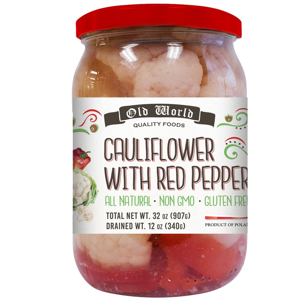 slide 1 of 1, Old World Cauliflower With Red Pepper, 32 oz