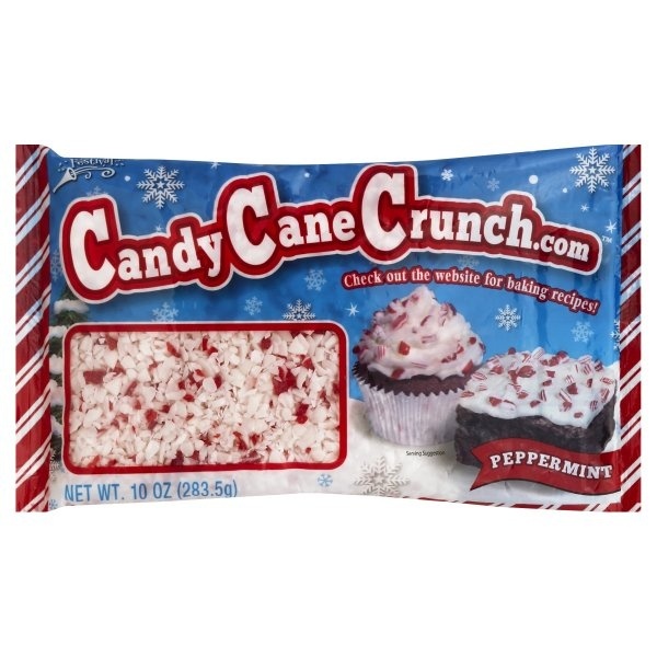 slide 1 of 1, Candy Cane Crunch Candy, Peppermint, 10 oz