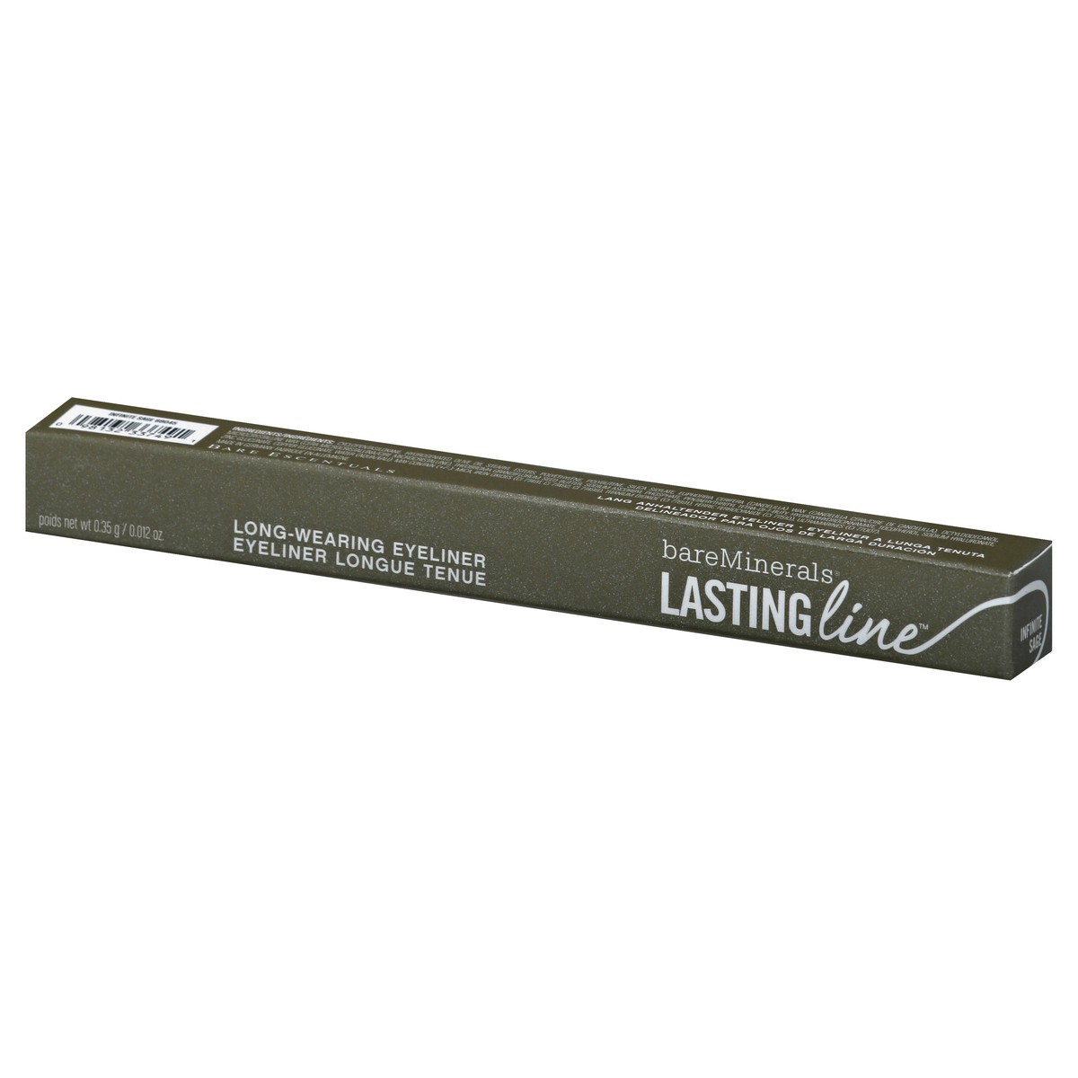 slide 4 of 9, bareMinerals Eyeliner, Long-Wearing, Infinite Sage 68045, 0.012 oz