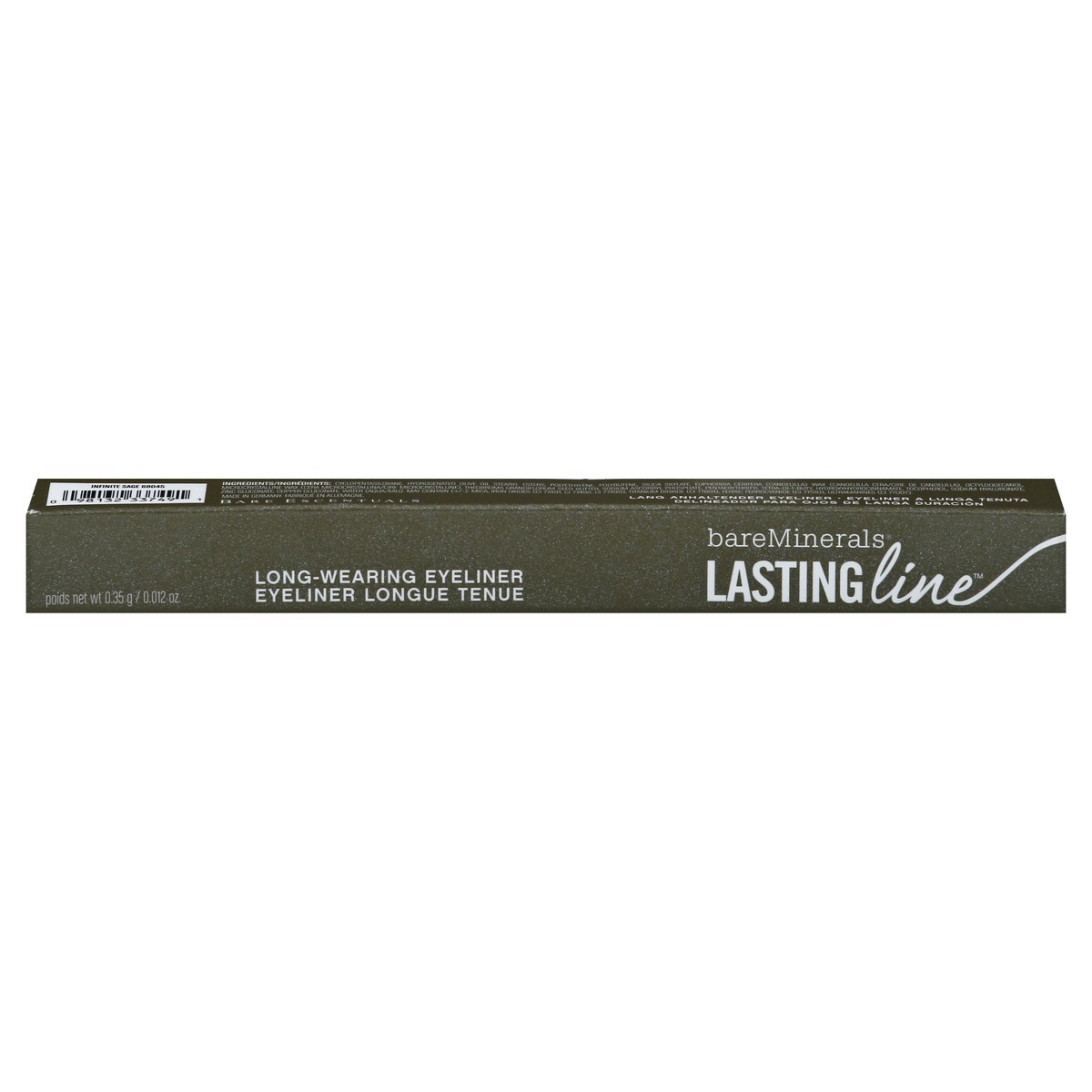 slide 1 of 9, bareMinerals Eyeliner, Long-Wearing, Infinite Sage 68045, 0.012 oz