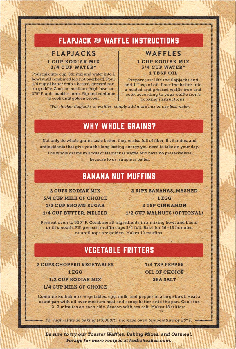 slide 3 of 7, Kodiak Cakes Flapjack & Waffle Mix, Buttermilk & Honey, 24 oz, 24 oz