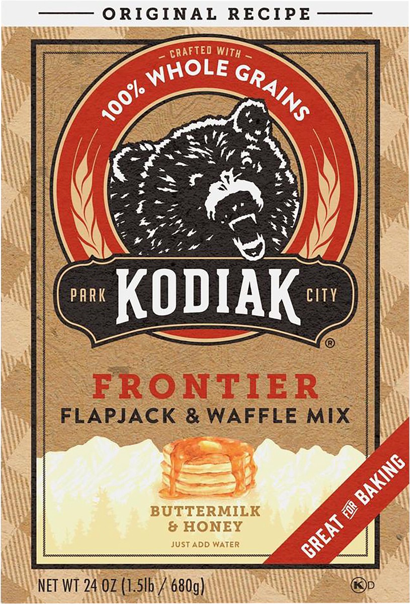 slide 4 of 7, Kodiak Cakes Flapjack & Waffle Mix, Buttermilk & Honey, 24 oz, 24 oz