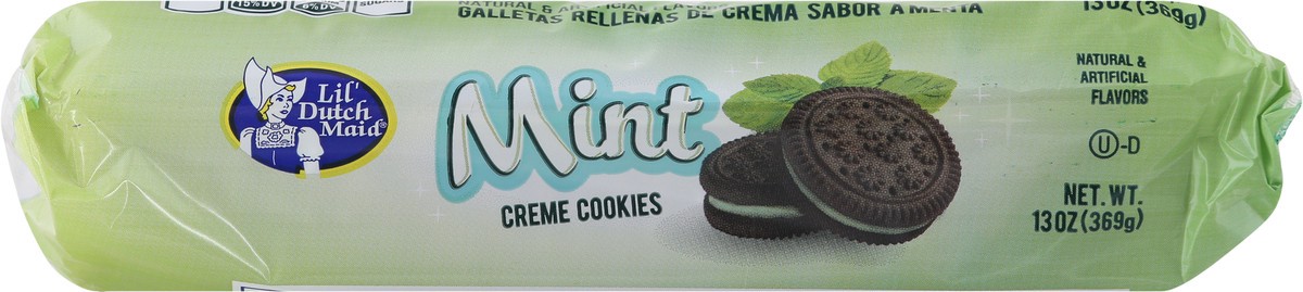 slide 11 of 14, Lil' Dutch Maid Little Dutch Maid Mint Creme Cookies, 13 oz