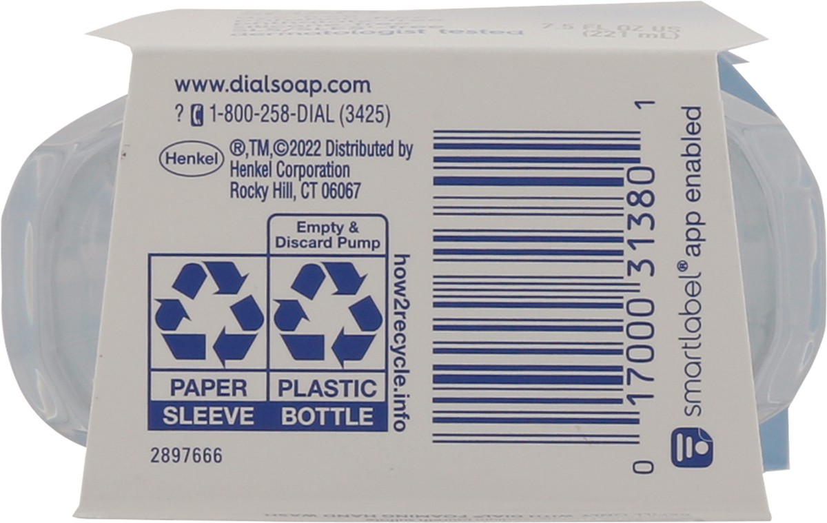 slide 8 of 9, Dial Antibacterial & Sensitive Foaming Fragrance Free Hand Wash + Aloe 7.5 fl oz, 7.5 fl oz