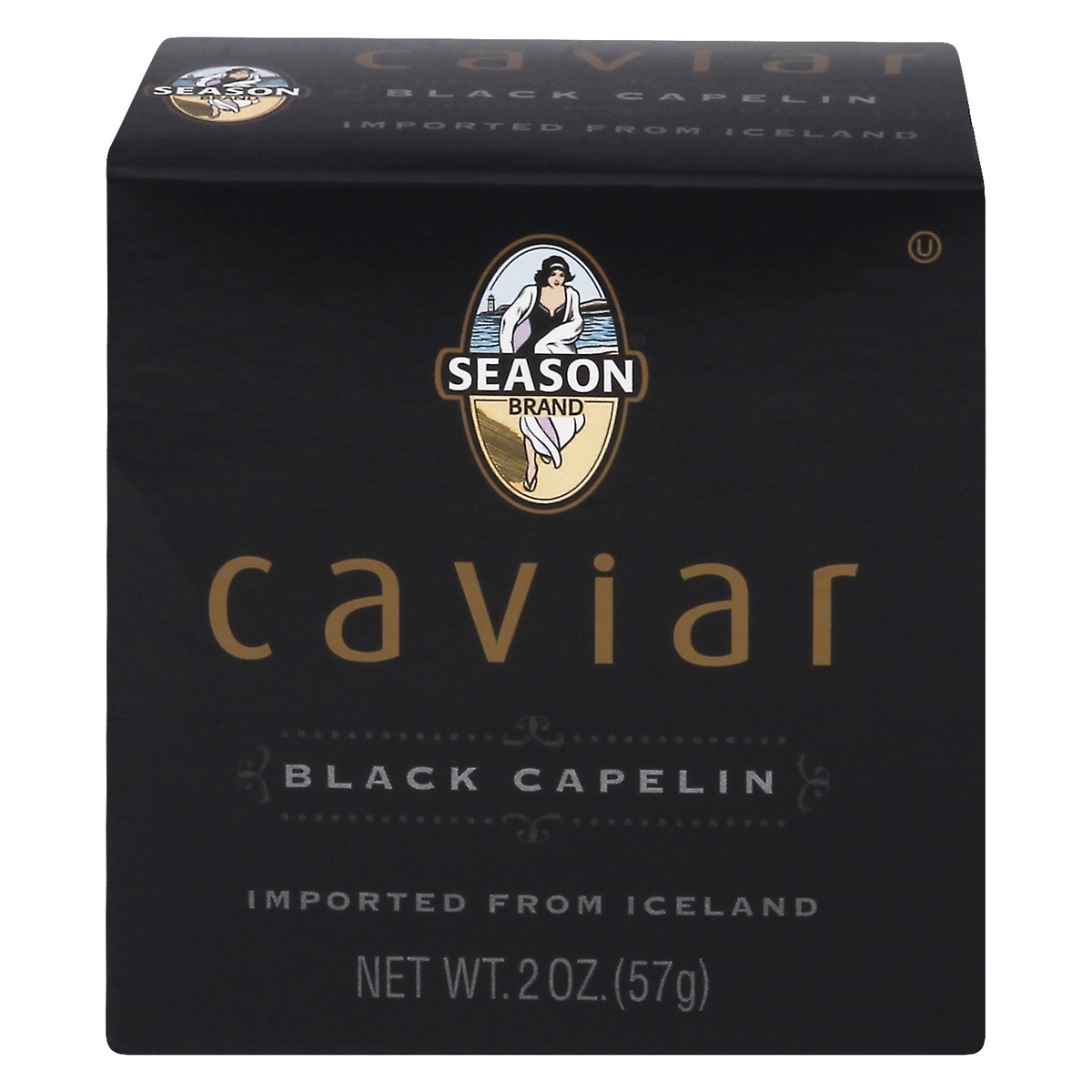 slide 1 of 1, Season Brand Black Capelin Caviar, 2 oz