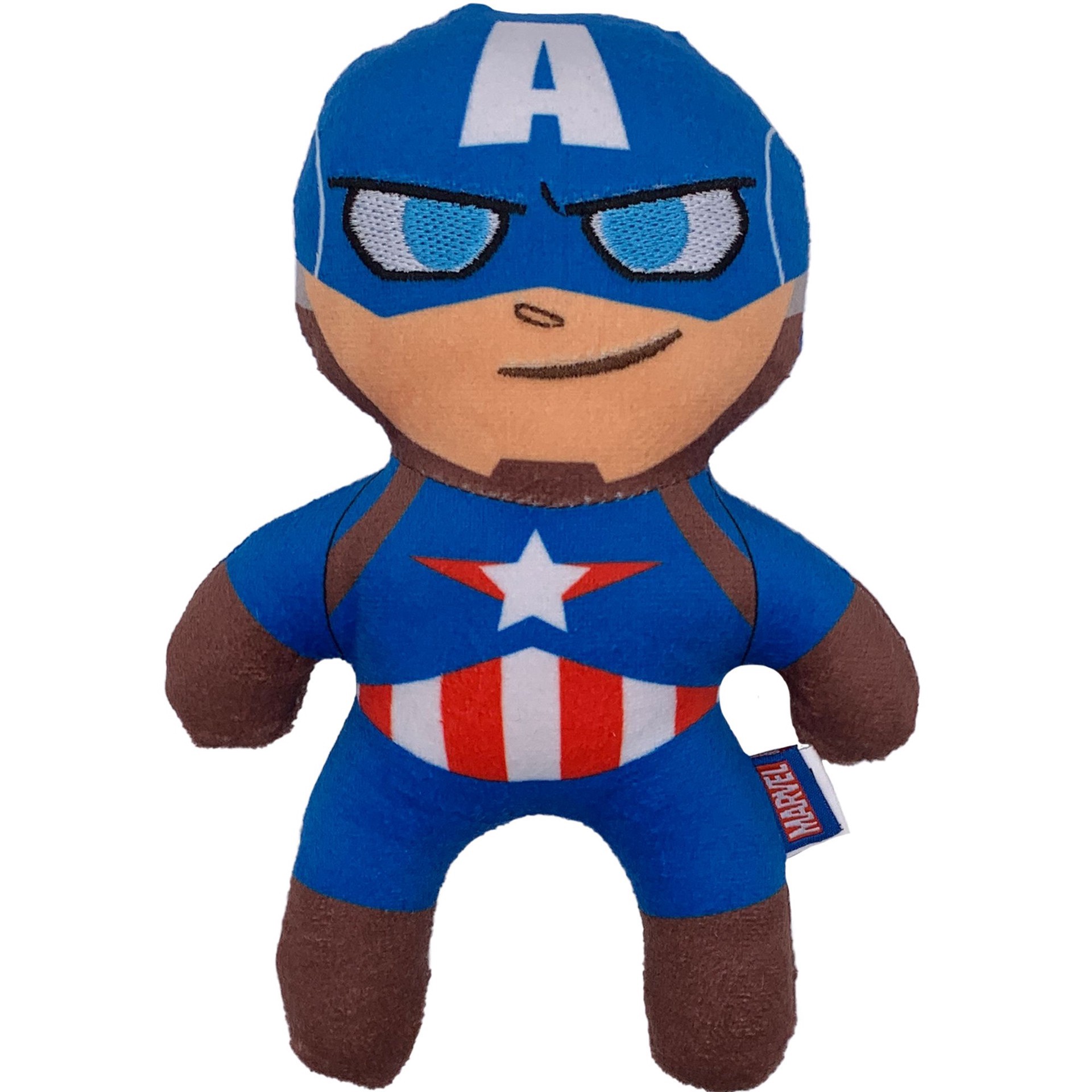 slide 1 of 1, GMason Marvel Captain America Plush Squeaky Dog Toy, 1 ct