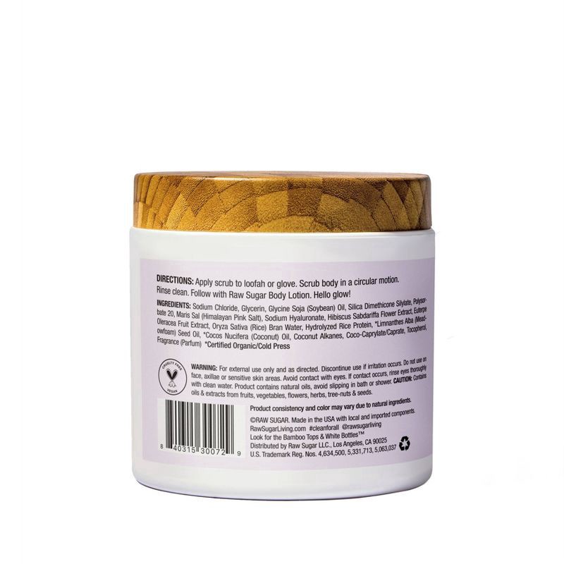 slide 2 of 7, Raw Sugar Daily Micro Salt Scrub Polish Hibiscus + Island Fruit - 15oz, 15 oz