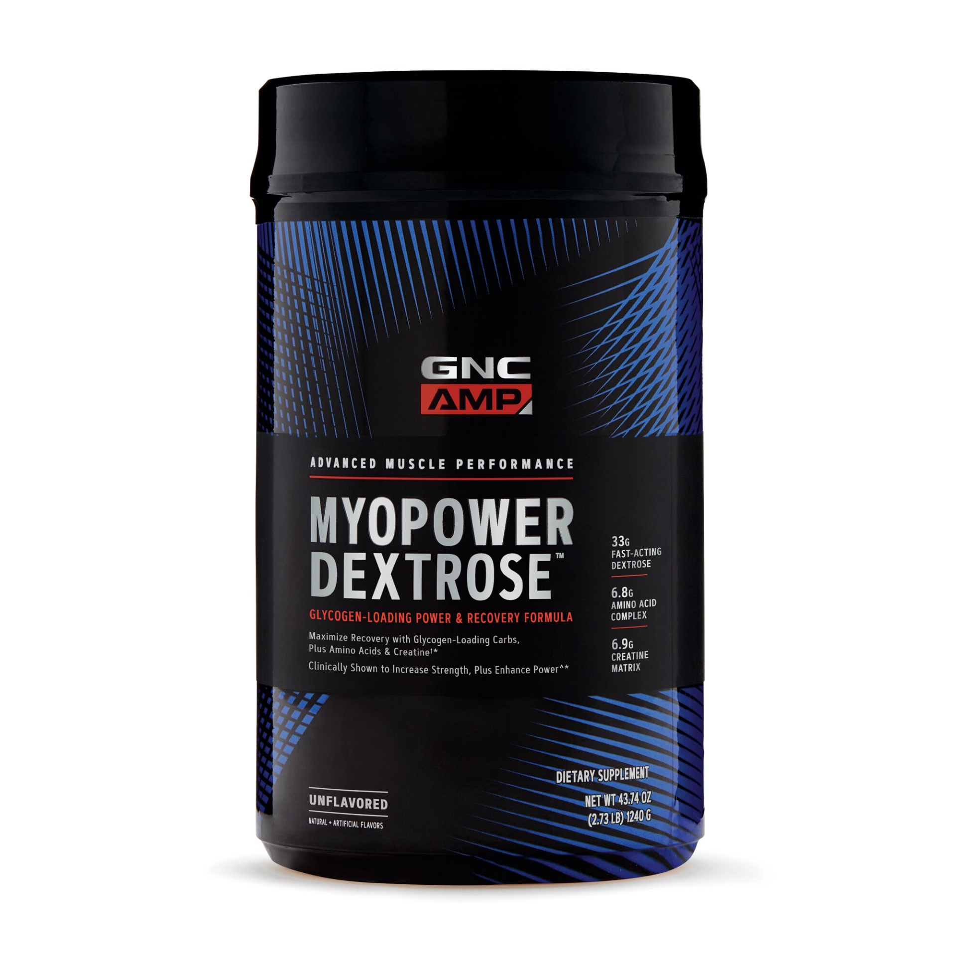 slide 1 of 1, GNC AMP Myopower Dextrose - Unflavored, 1 ct