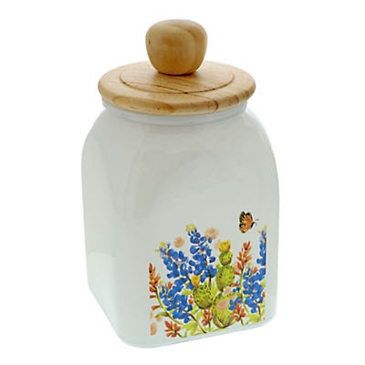 slide 1 of 1, Haven & Key Blue Cactus Canister, 34 oz