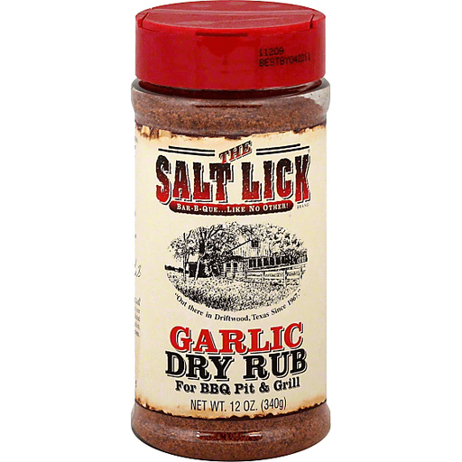 slide 3 of 3, The Salt Lick Garlic Dry Rub, 12 oz