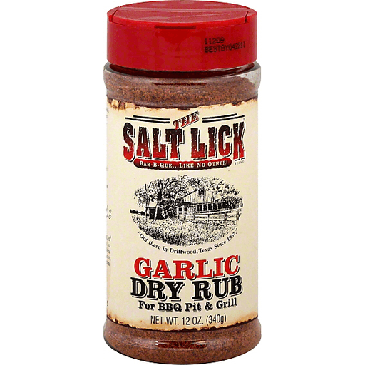 slide 2 of 3, The Salt Lick Garlic Dry Rub, 12 oz