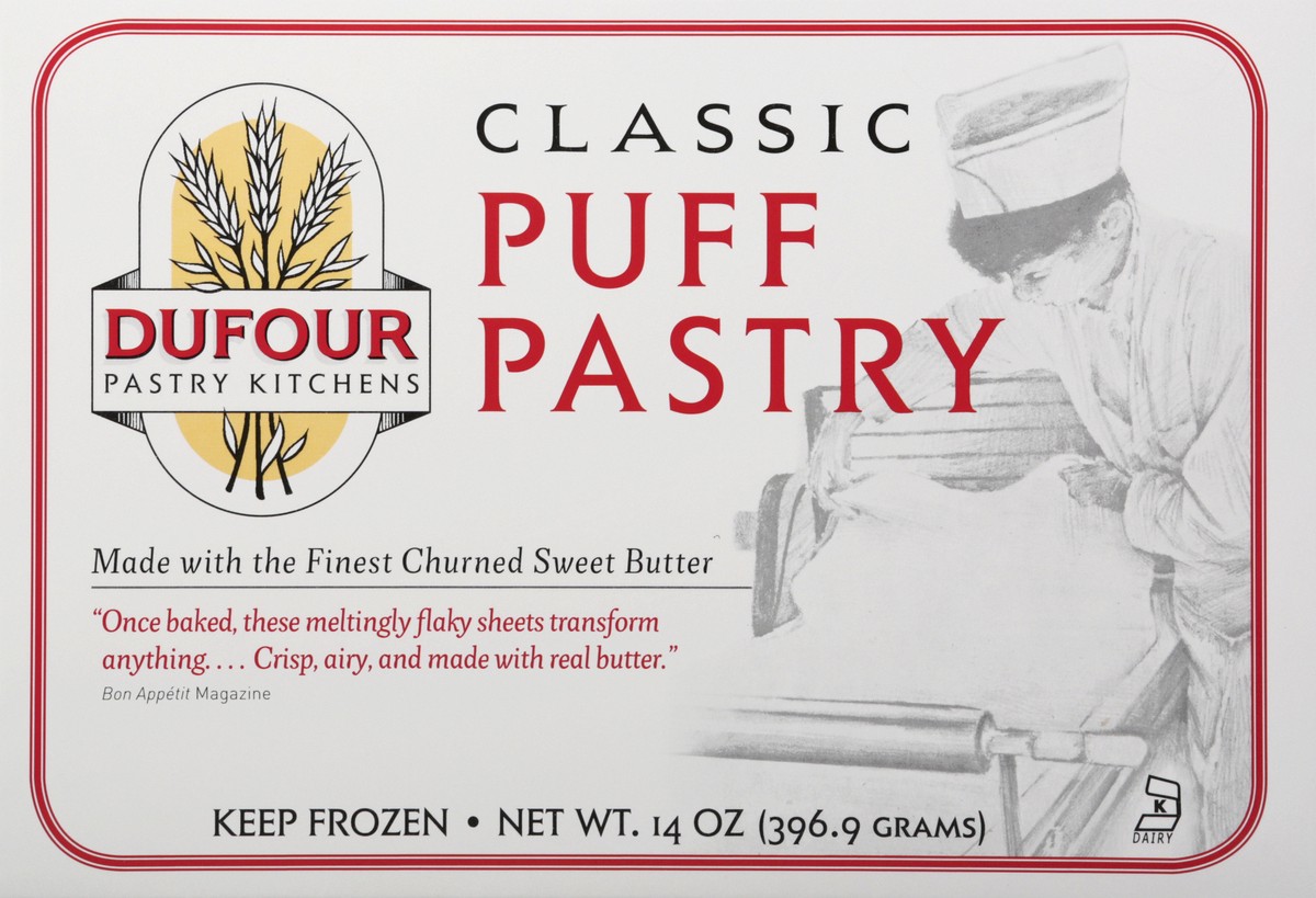 slide 5 of 13, Dufour Pastry Kitchens Classic Puff Pastry, 14 oz