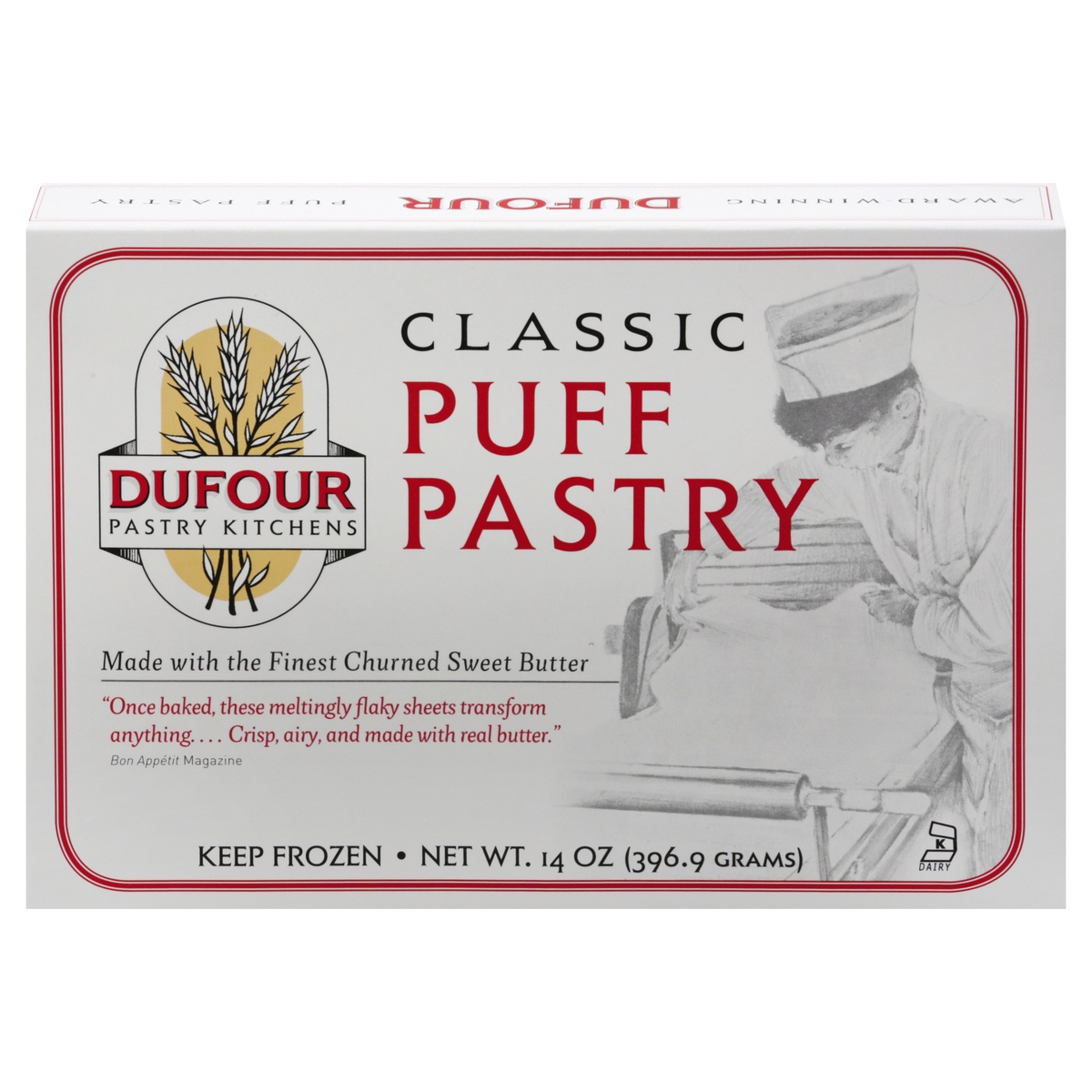 slide 1 of 1, Dufour Pastry Kitchens Classic Puff Pastry, 14 oz