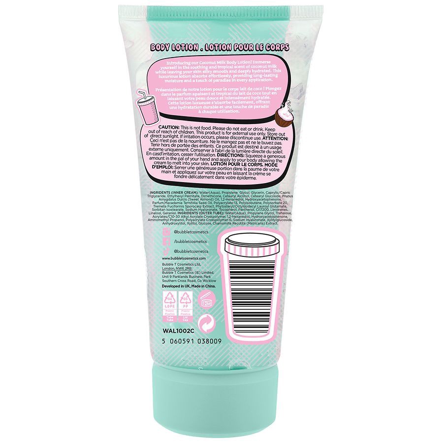 slide 2 of 2, Bubble T Boba Lotion Coconut Milk, 5.07 fl oz